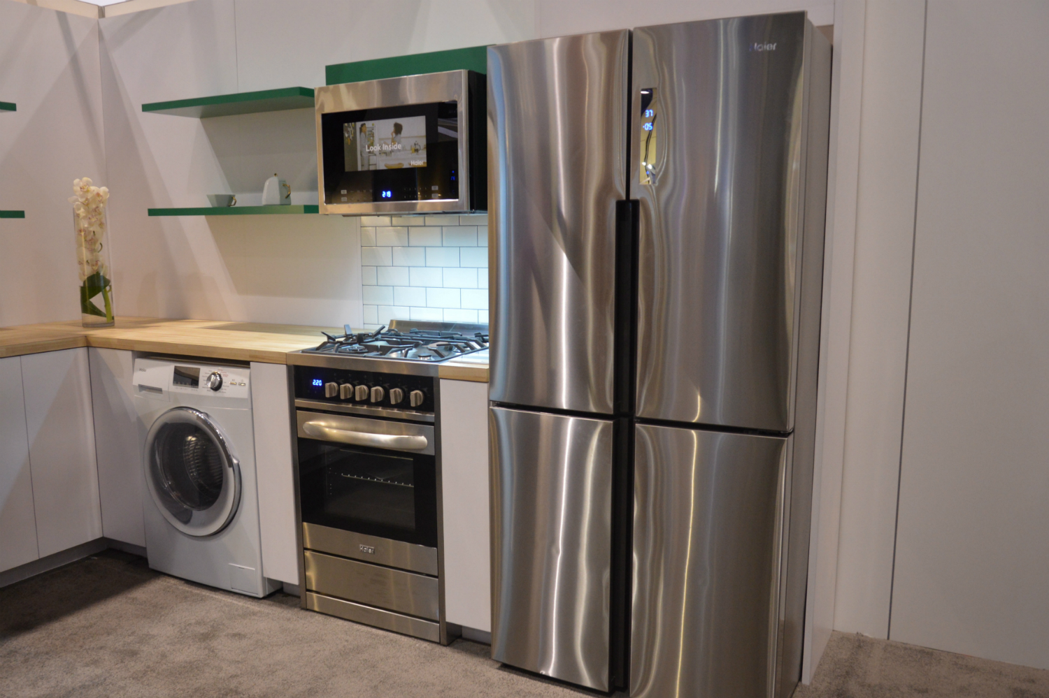 appliance trends kbis 2017 haier 24 inch washer dryer combo