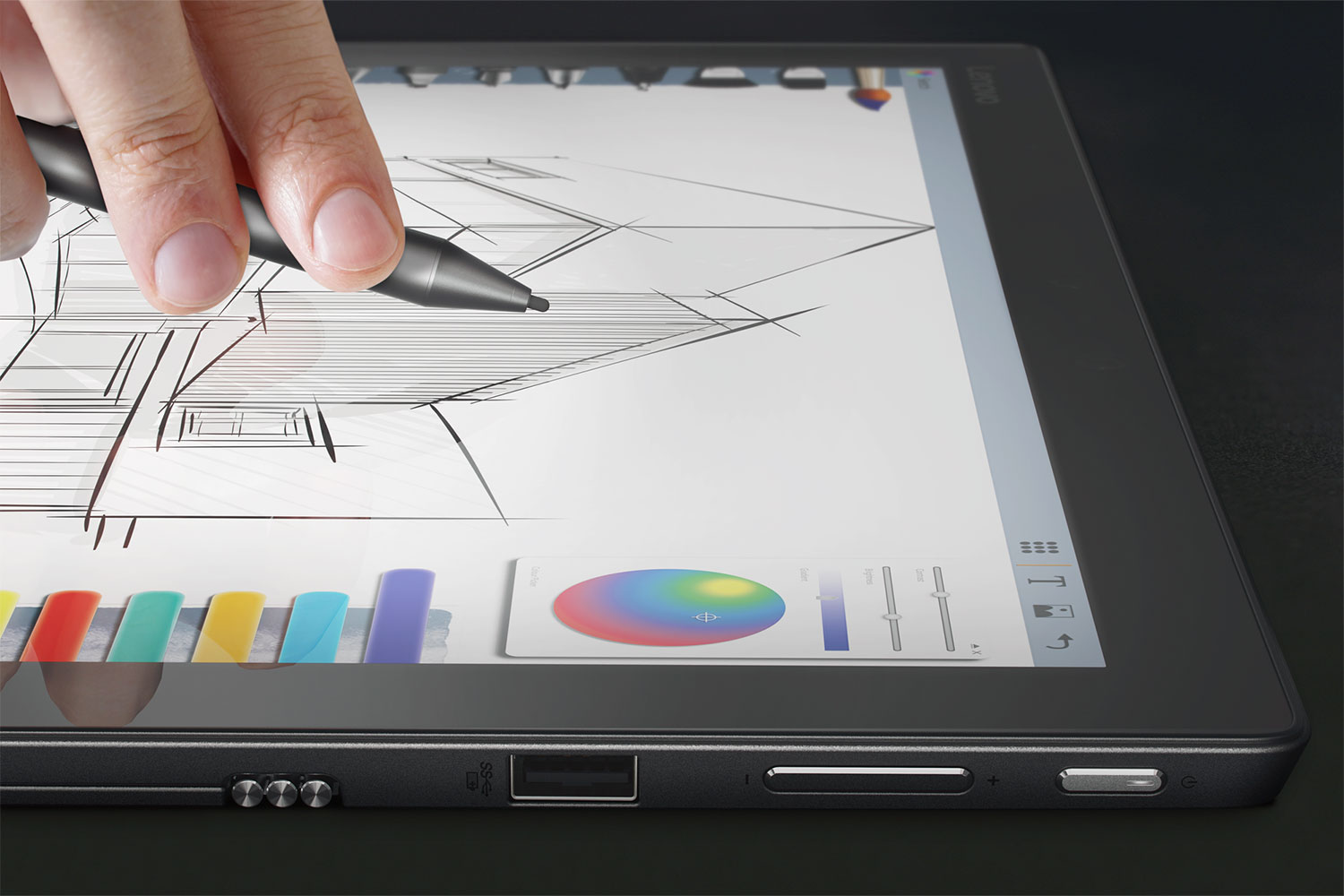 Lenovo Miix 720 with Lenovo Active Pen 2