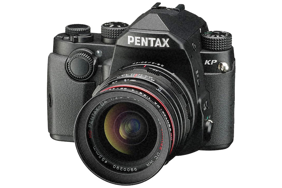 ricoh pentax kp announced black lens