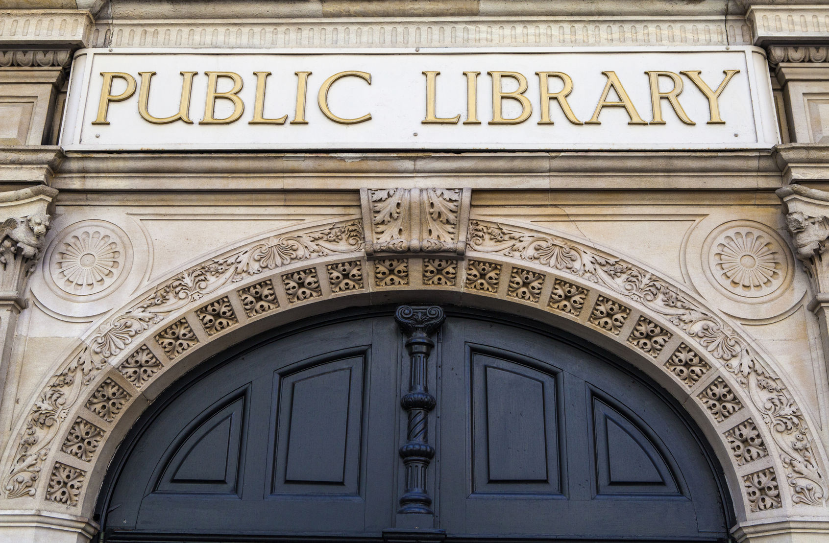 Public Library sign