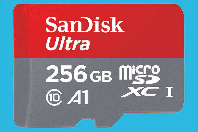 sandisk first a1 card ces 2017 ultra micro sdxc uhs i c10 256gb