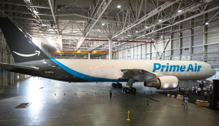 amazon air cargo hub prime plane