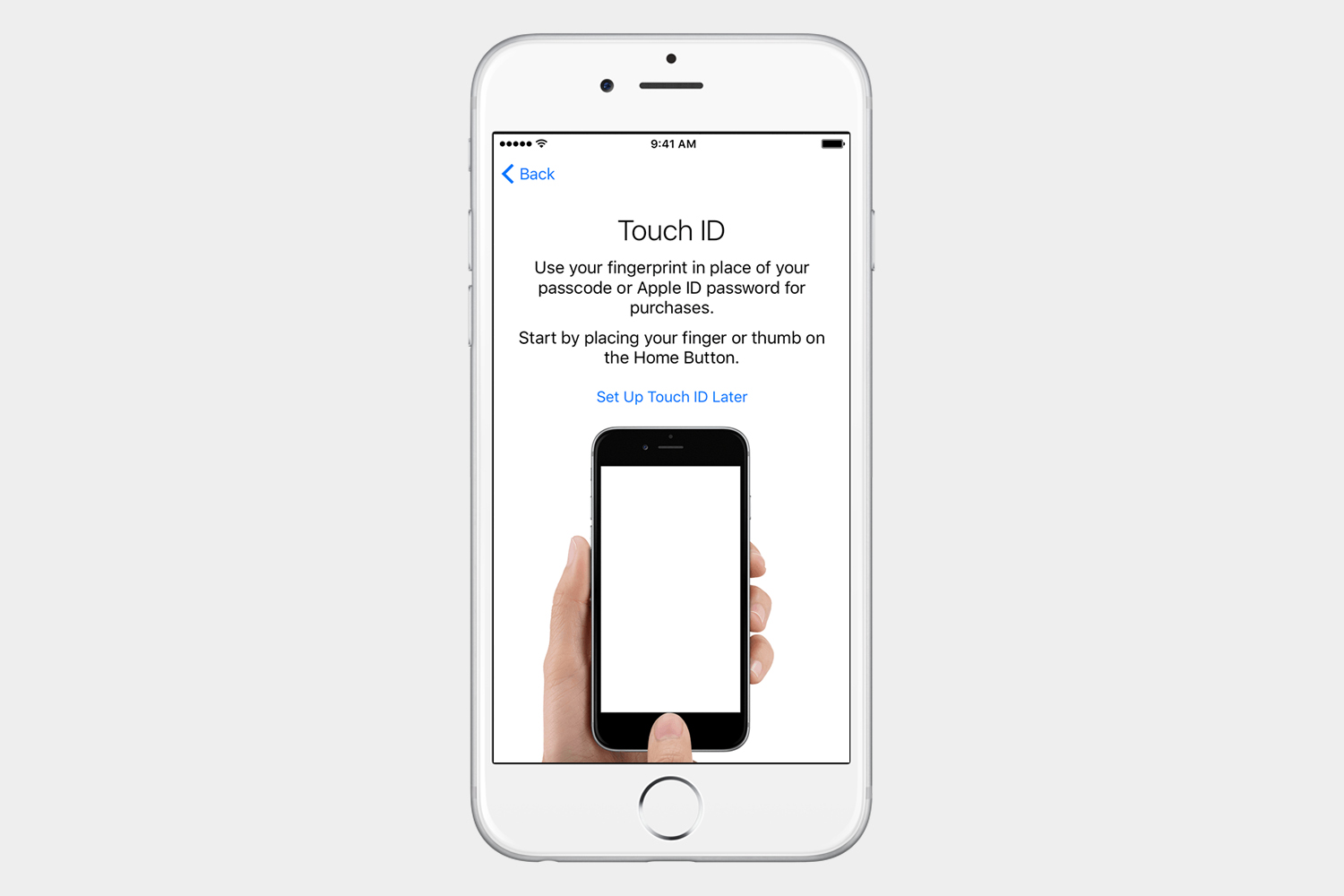 guide to ios set up iphone touch id