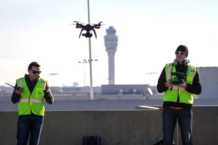 drone flights airport atlanta faa pemission 3dr