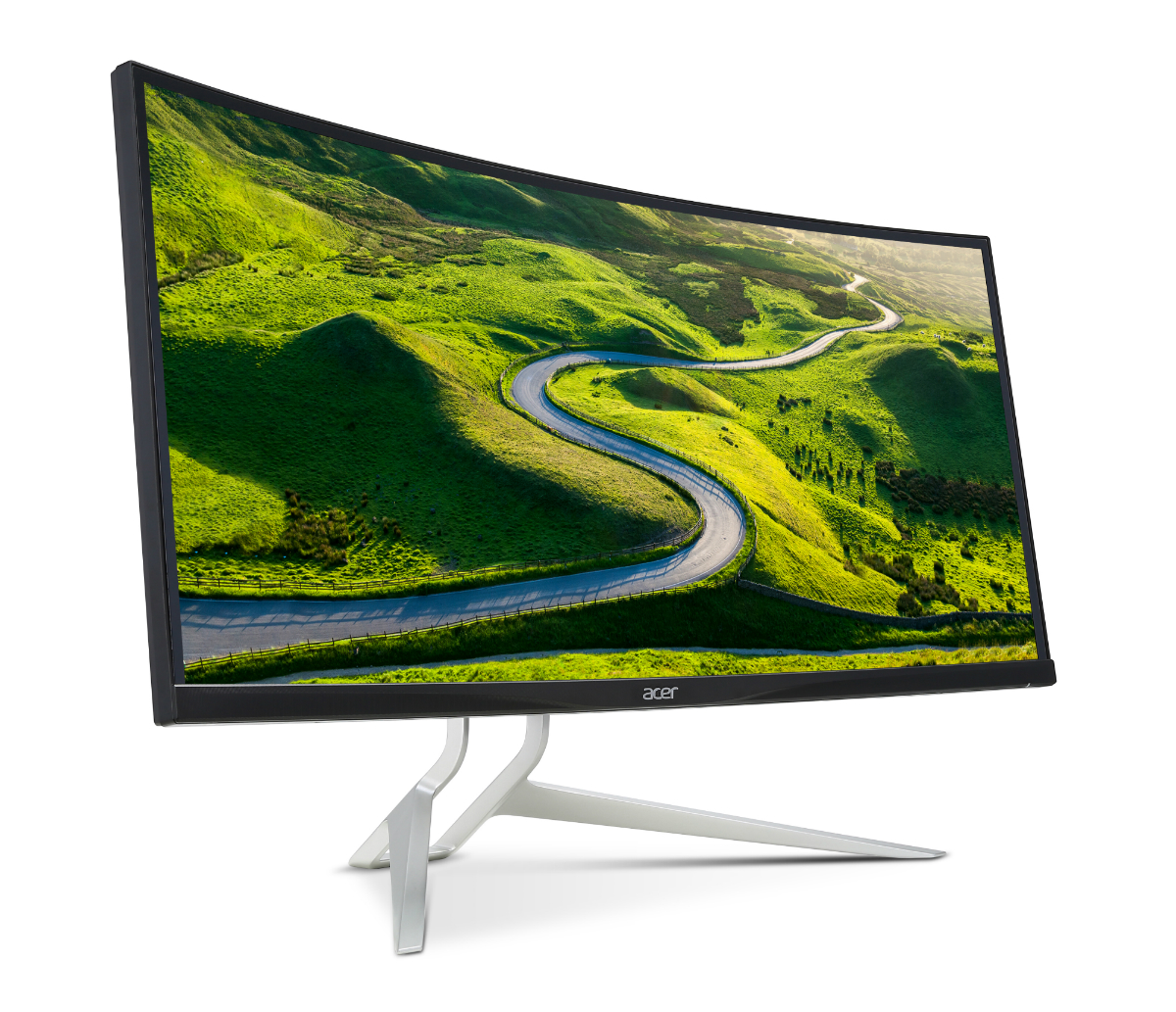 acer introduces xrc382cqk gaming display xr382cqk right angle