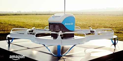 amazon prime air drone super bowl amazons first delivery