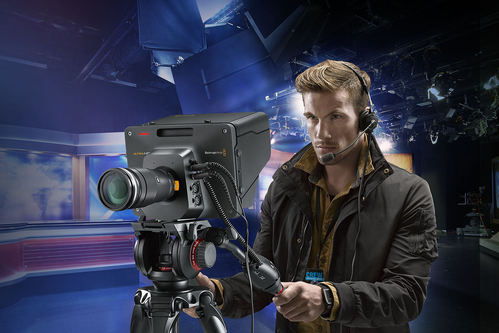 blackmagic announces live stream gear studio camera cameraman