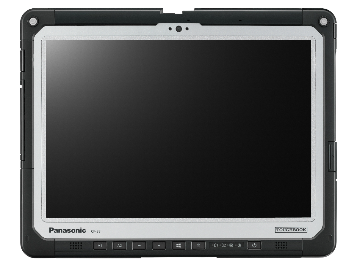 panasonic introduces rugged windows 10 2 in 1 toughbook cd 33 mwc 2017 fm171 tablet front