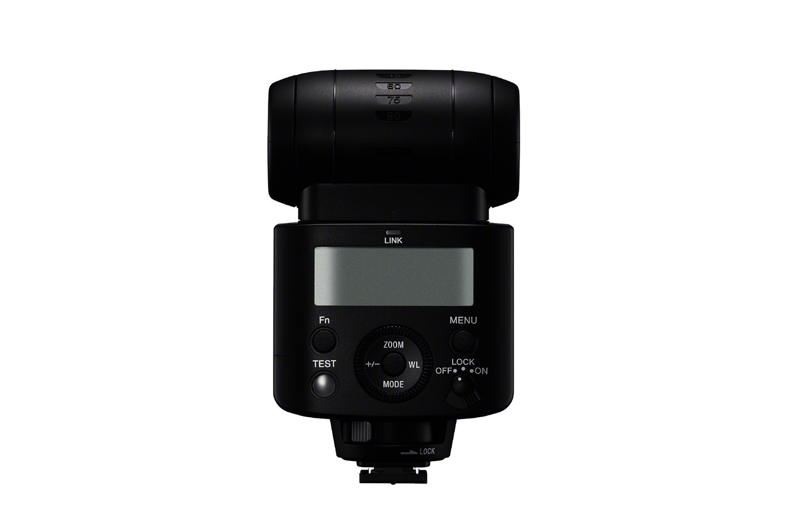 sony launches 100mm 85mm flash hvl f45rm rear