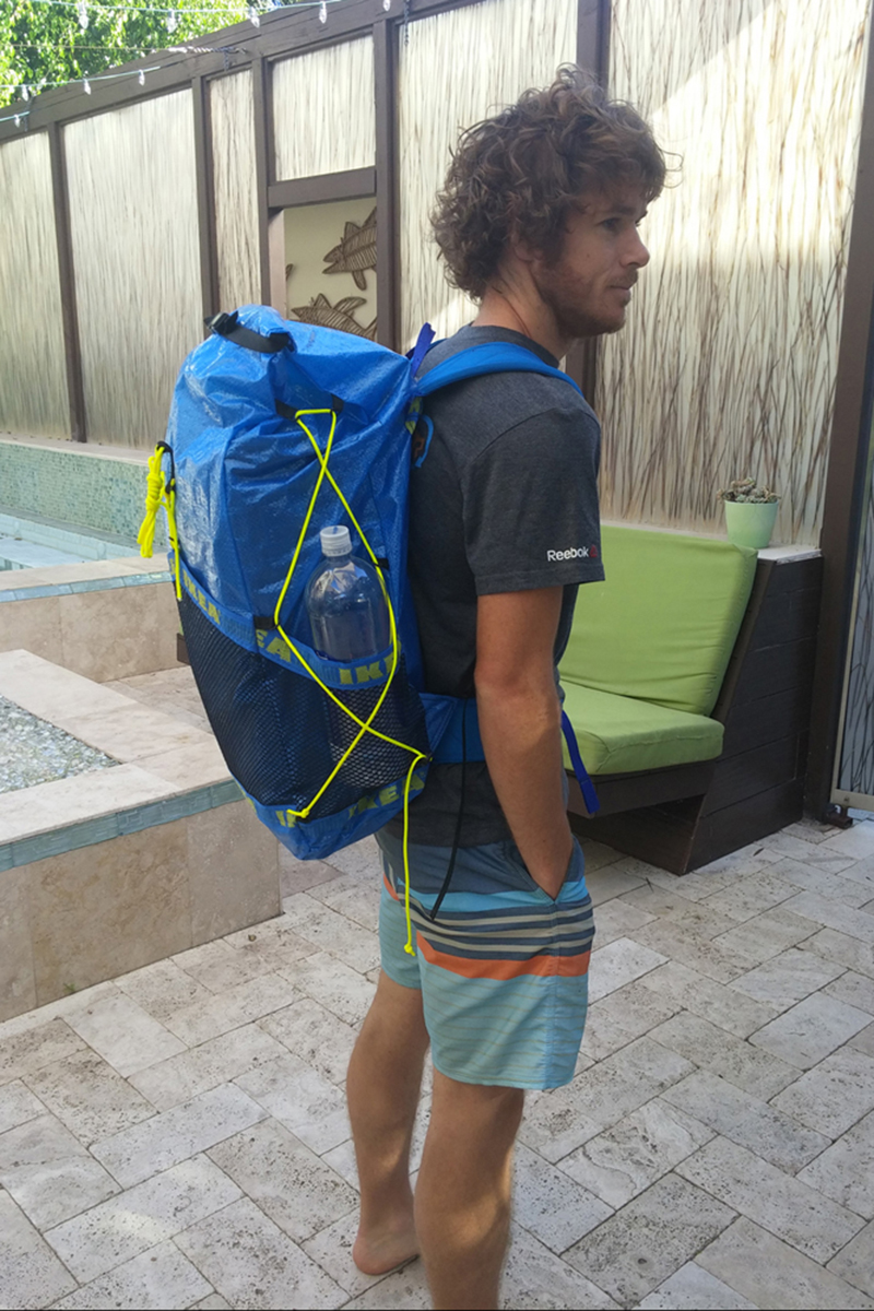Inventive Rucksacks Inventive Backpacker Makes DIY IKEA Backpack | Digital Trends