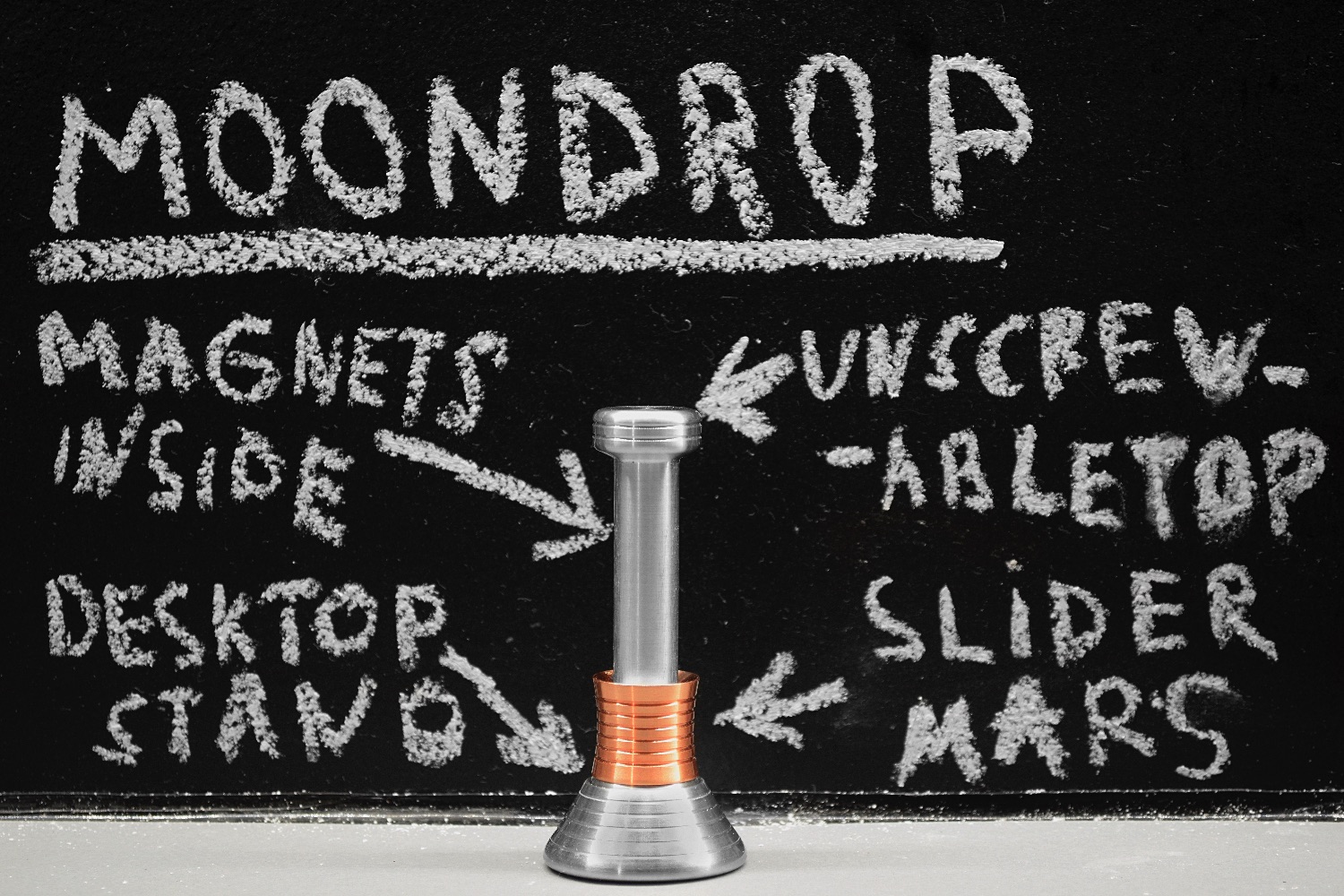 moondrop kickstarter desk toy mars edition blackboard