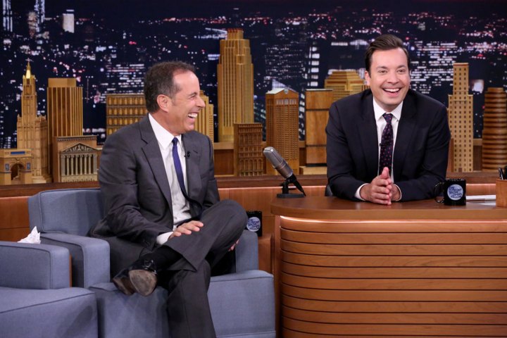 Jerry Seinfeld on The Tonight Show.