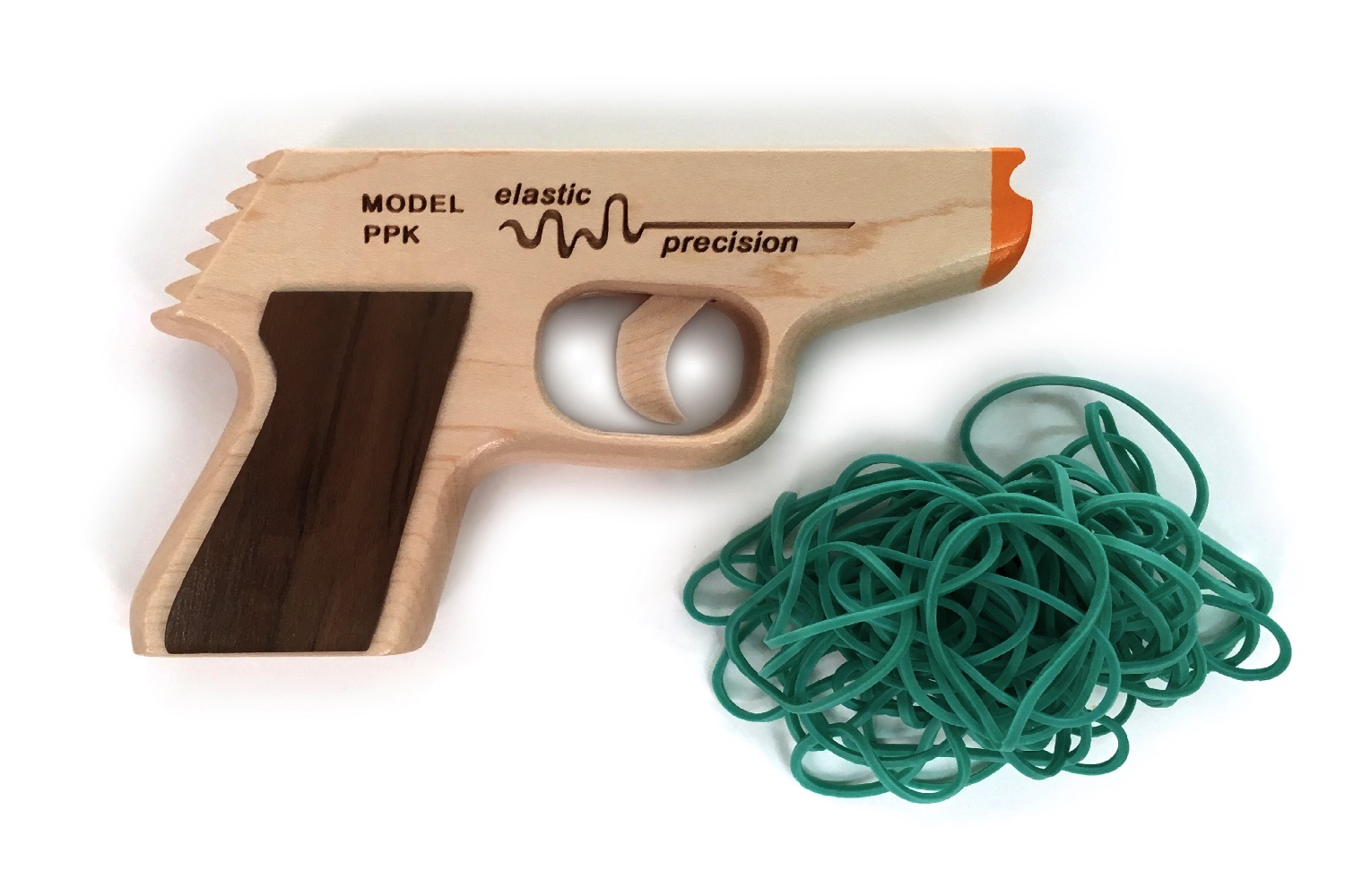 rubber band wooden guns ppk