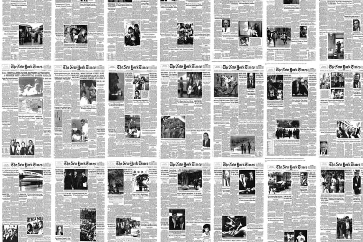 Video Featuring Every Front Page From the New York Times is a Visual ...