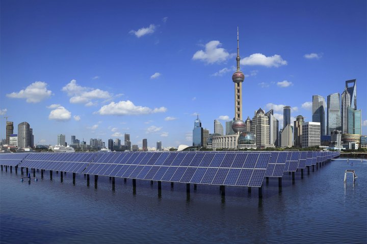 Shanghai solar panels