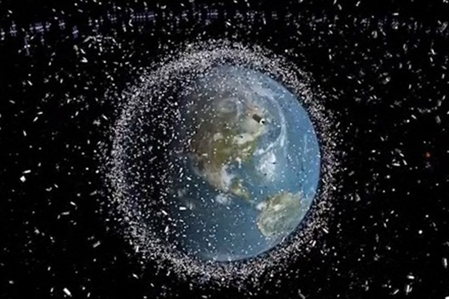 jaxa space junk failure debris around earth