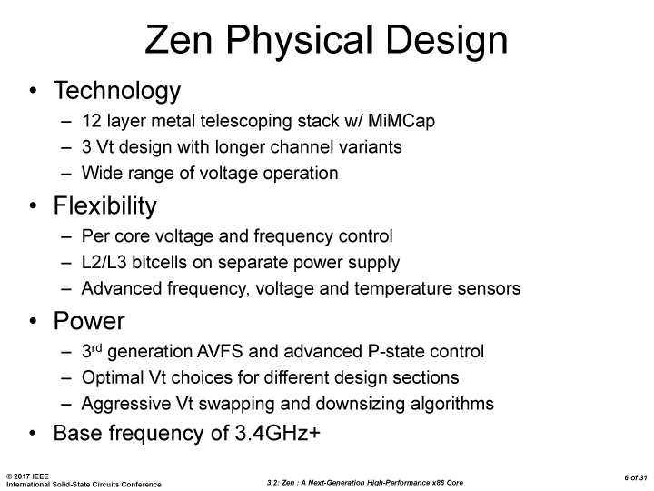 ryzen leaked slides zen core 1