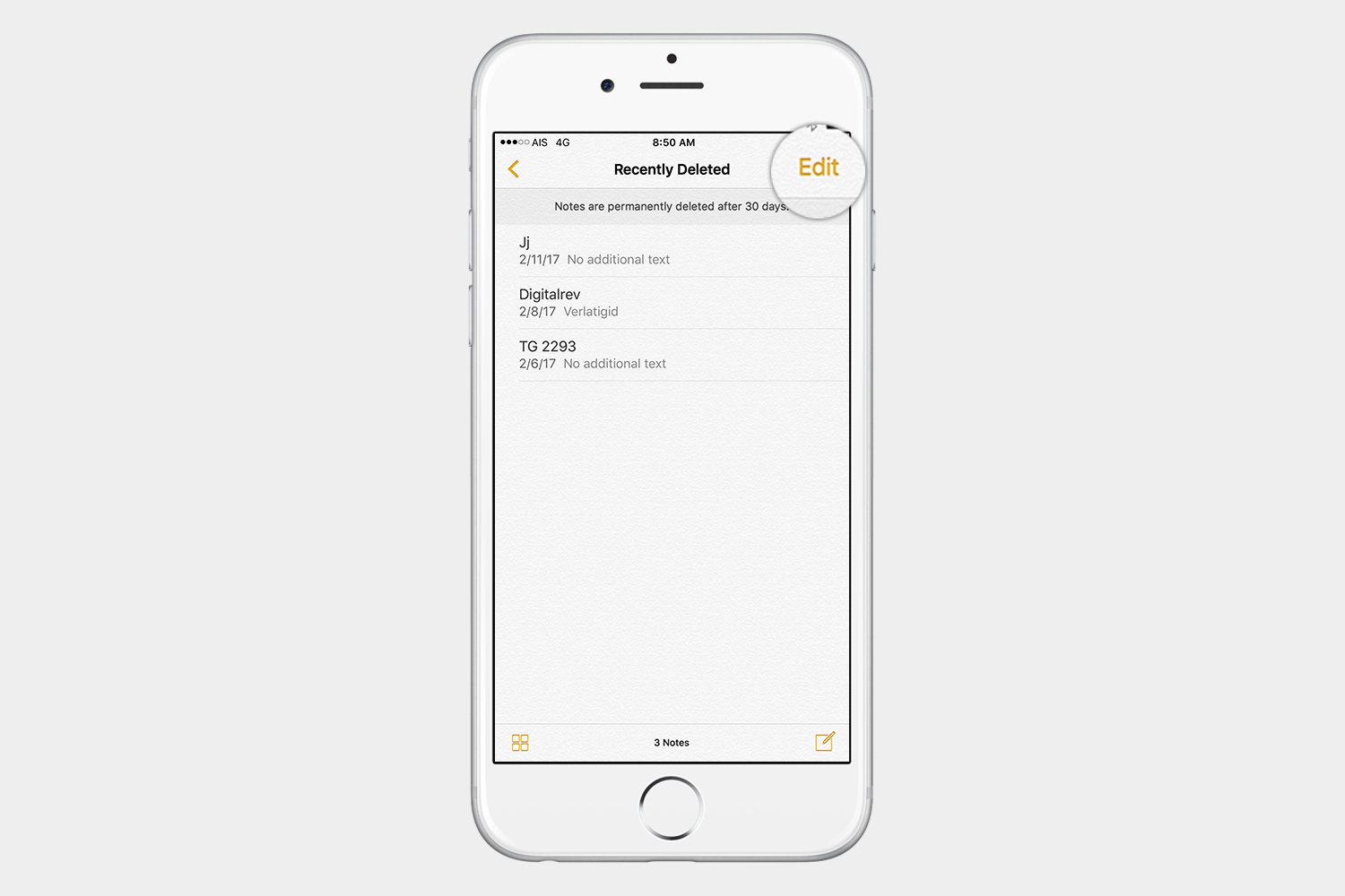recover notes ios