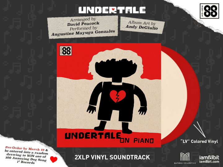 iam8bit series 88 undertale soundtrack piano vinyl 01 undertalepiano front