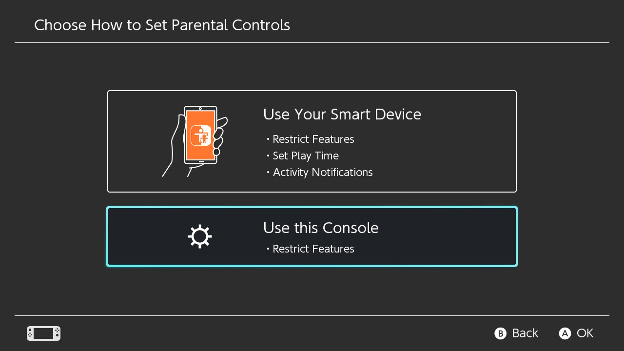 how to set parental controls on the nintendo switch restrict features