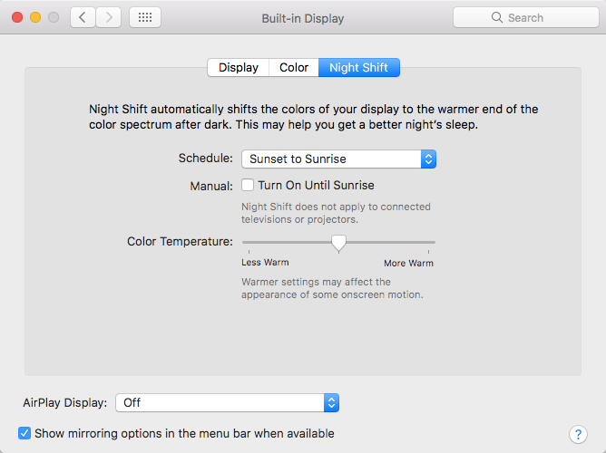 apple releases macos sierra 10 12 4 with night shift