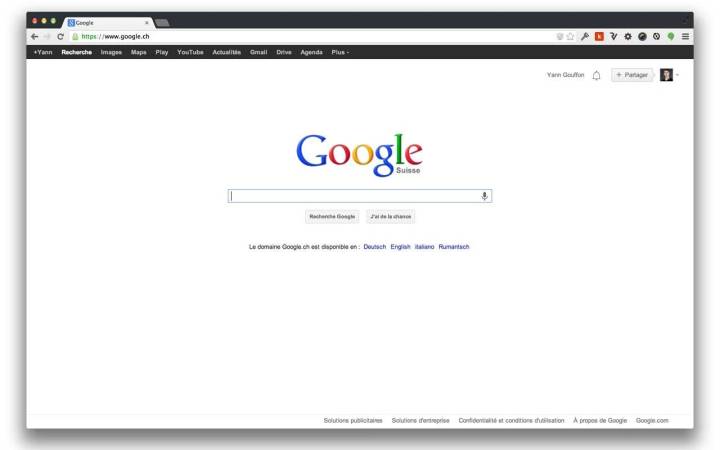 Modern Flat Chrome theme.