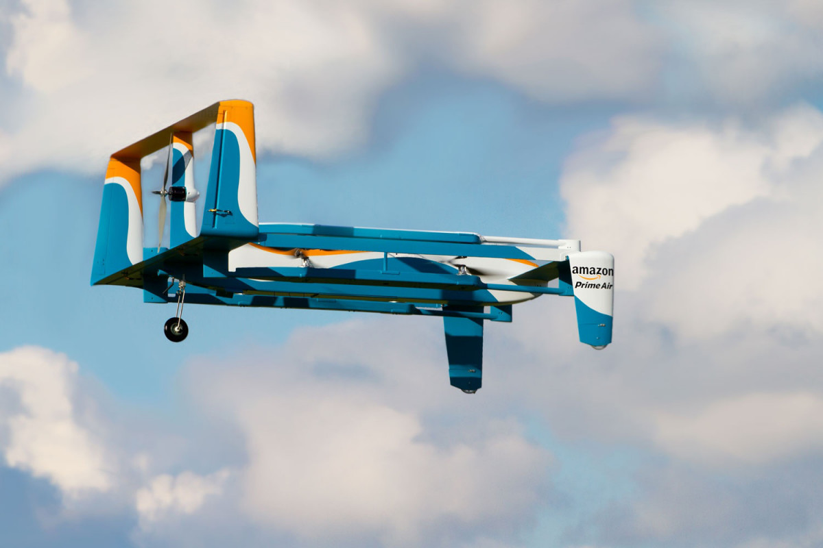 Amazon's Delivery Drones Hitch Rides on to Save Power | Digital Trends