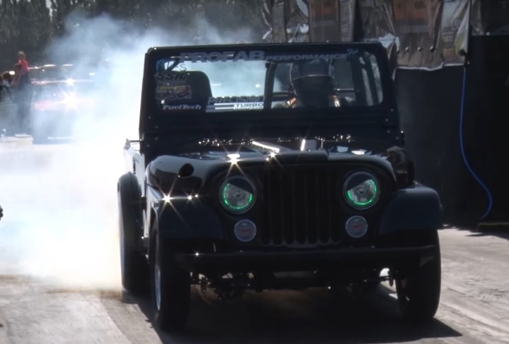 jeep cj 7 dragster news video