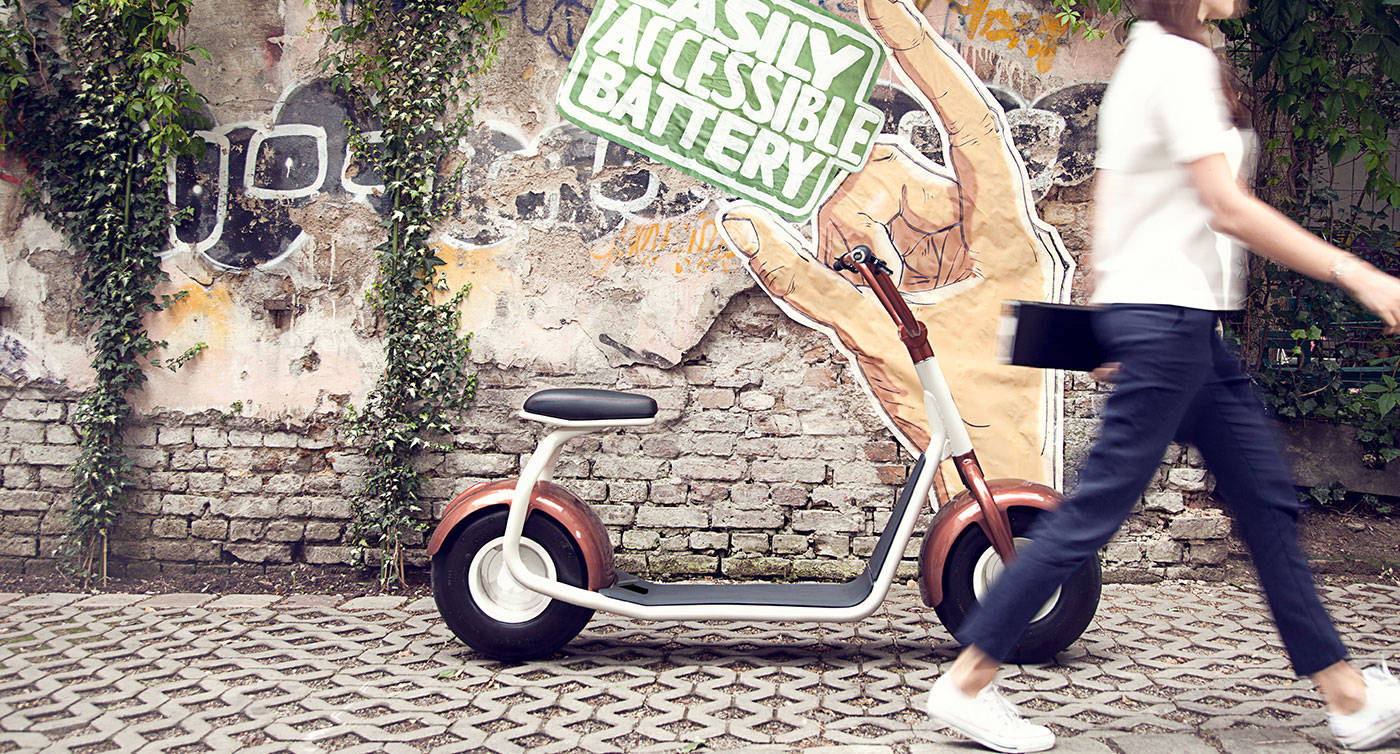 scrooser electric scooter minimalist design urban transport outdoor 04