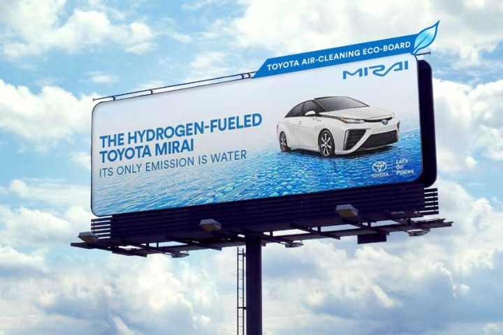 Toyota Mirai billboard