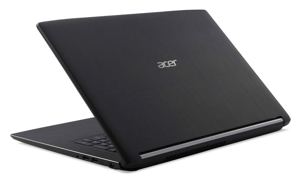 acer introduces new pcs at next event aspire 7 rear left facing
