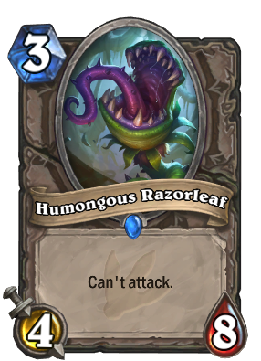 hearthstone decks ungoro humongous razorleaf 55582