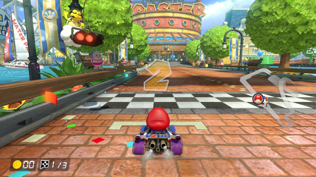 Mario Kart 8 Deluxe  Nintendo Switch Lite Gameplay 