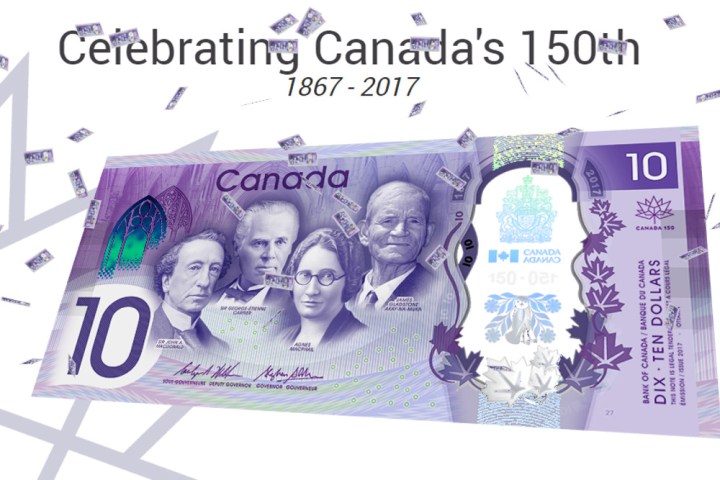 bank of canada konami code 10 bill