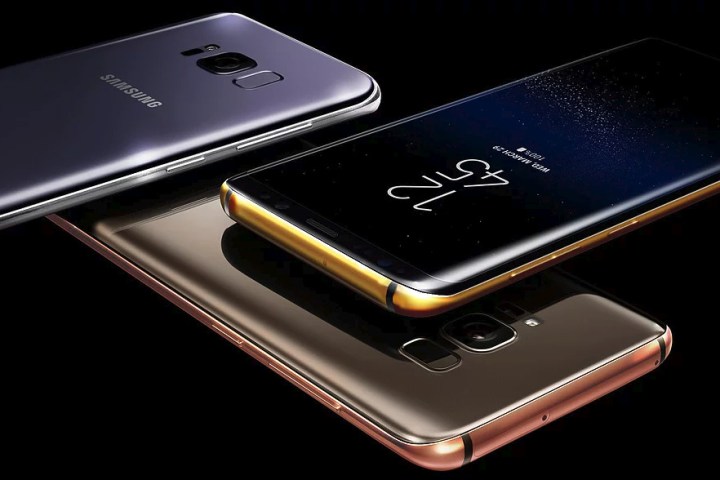 gold samsung galaxy s8