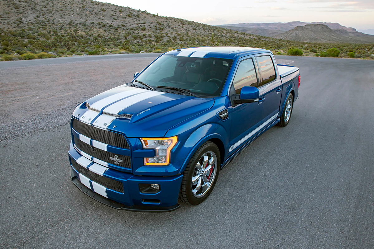 shelby f 150 super snake 2017 front above