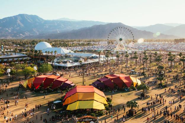 tech news Overhead photo of Coachella.