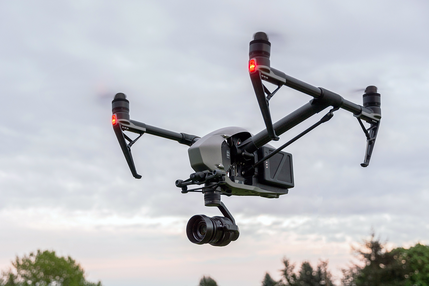 Don’t worry about crashing; DJI’s inspire 2 is practically bolted to the sky
