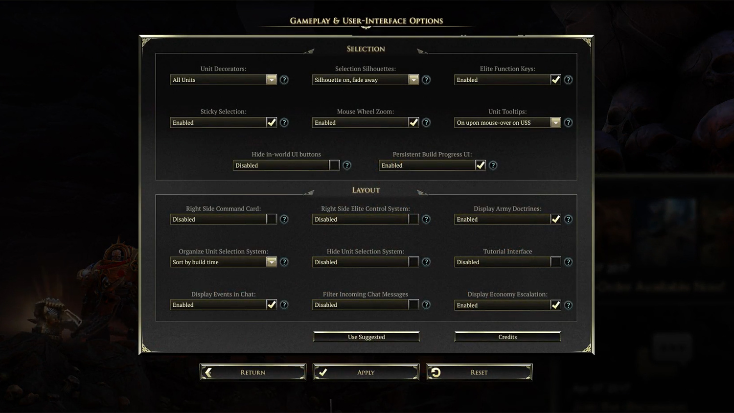 warhammer 40k dawn of war iii performance guide settings menu625