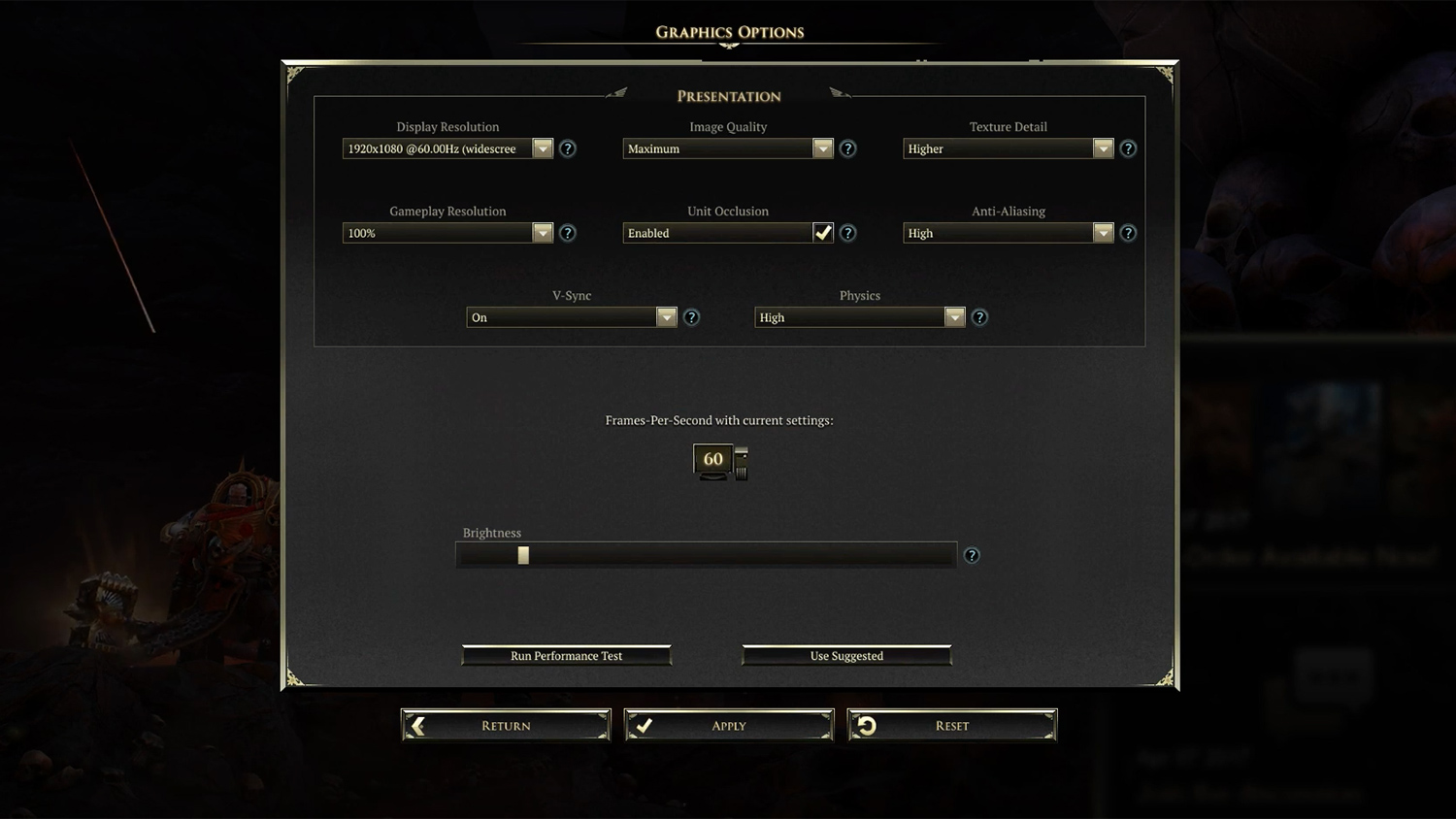 warhammer 40k dawn of war iii performance guide settings menu626