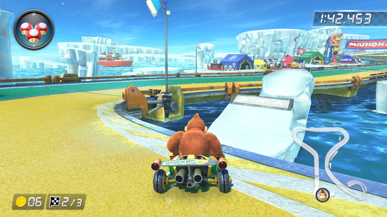 mario kart 8 shortcuts ice outpost 2