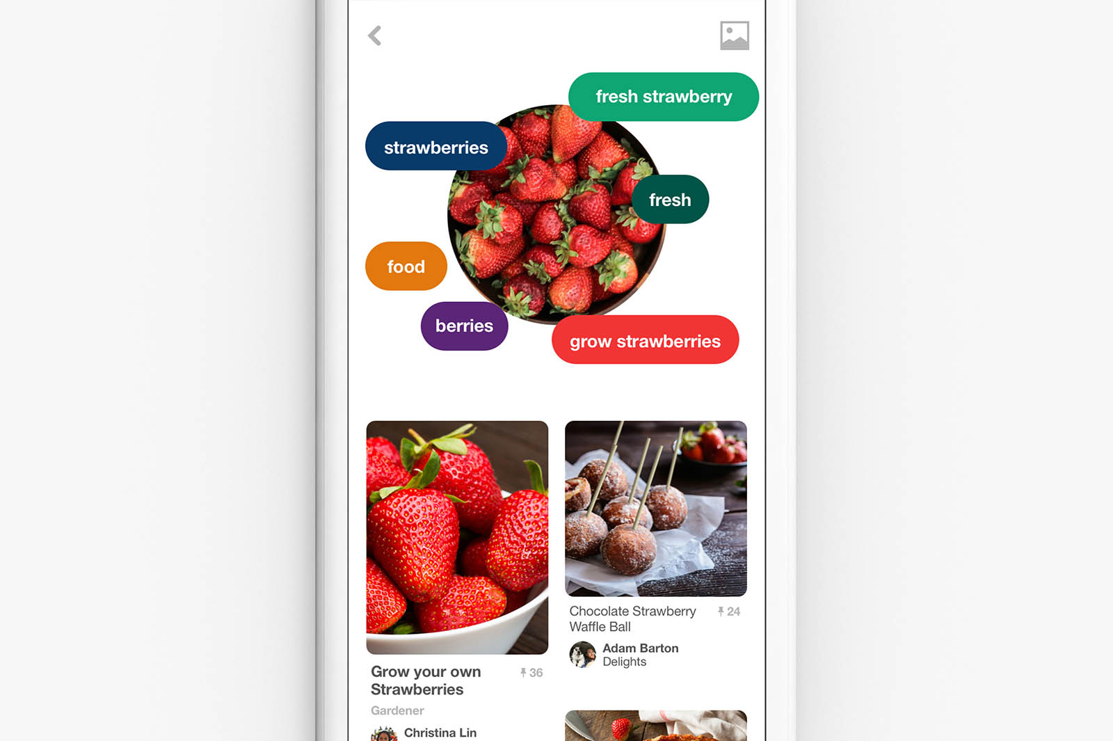 pinterest adds food search features lens recipe results  still