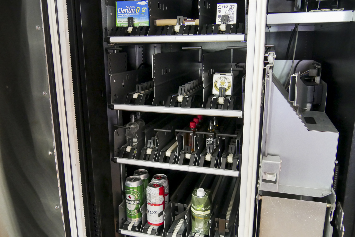 vending machine pot alcohol guns weed 848
