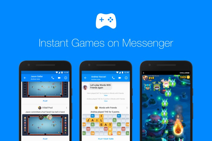 facebook messenger instant games live streams 2