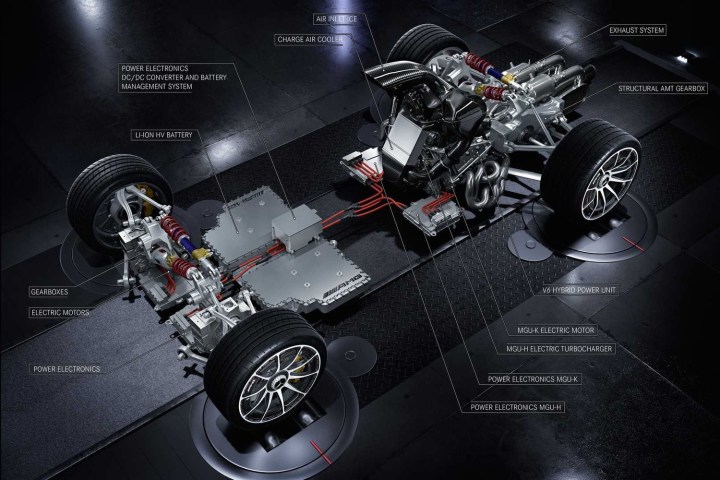 Mercedes-AMG Project One powertrain