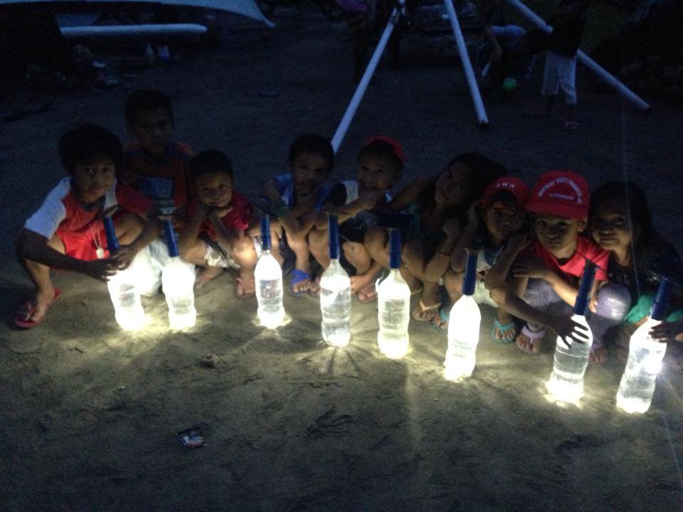 Old plastic bottles have now been used to light up more than 850,000 homes  around the world