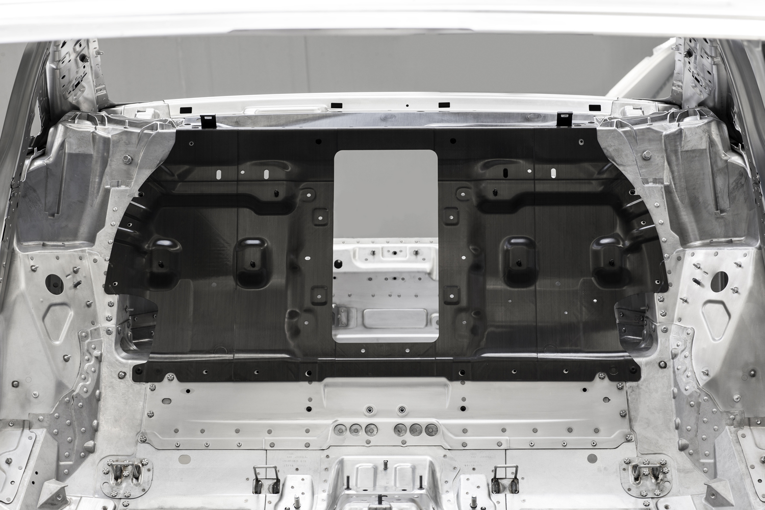 2018 Audi A8 luxury sedan body construction