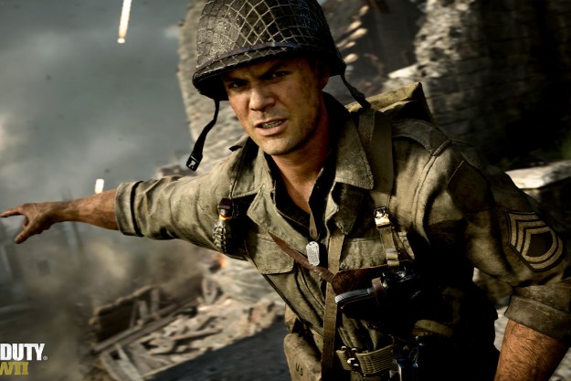 Call of Duty: WW2 review soldier pointing