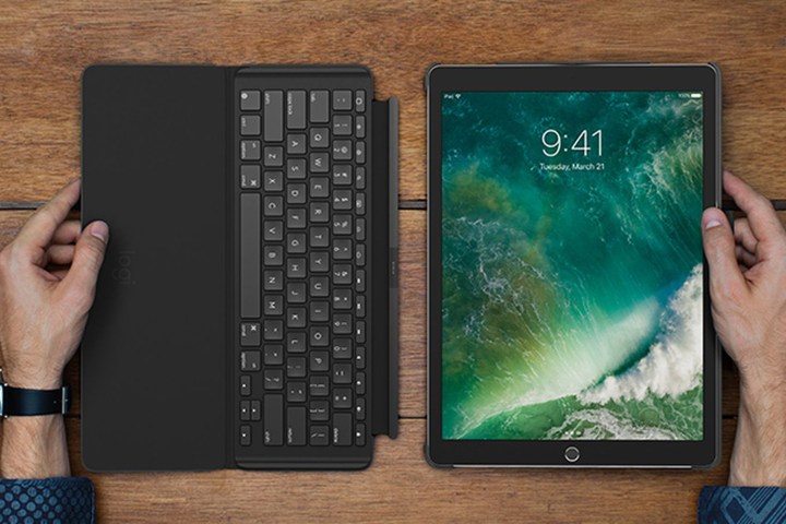 best iPad Pro 10.5 cases - Logitech Slim Combo Keyboard Case for iPad Pro 10.5