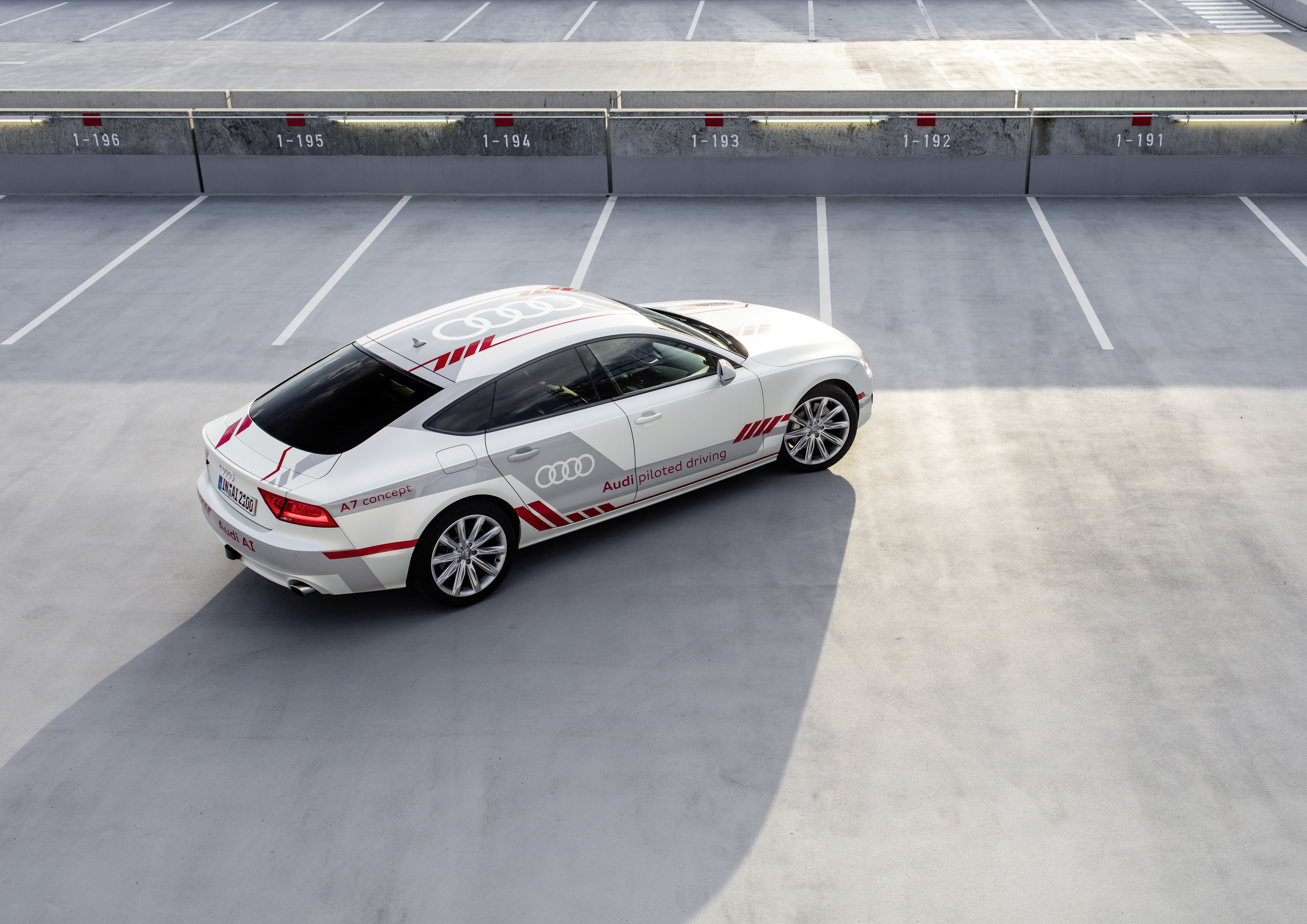 audi beyond initiative a7 piloted driving concept